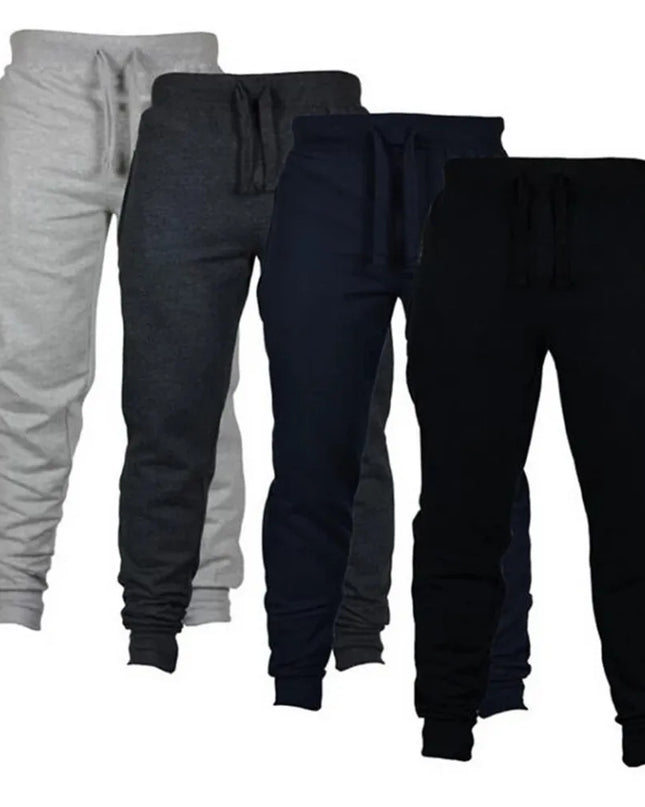 Men's Casual Fitness Joggers - Slim Fit Tracksuit - Various Colors