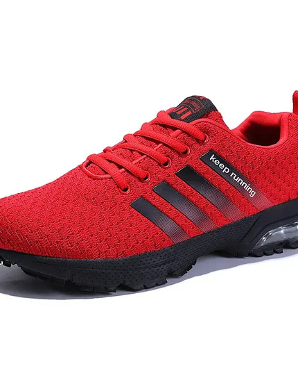 Men's Breathable Shock Absorbing Running Sneakers - Lightweight Athletic Shoes