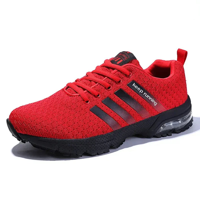 Men's Breathable Shock Absorbing Running Sneakers - Lightweight Athletic Shoes