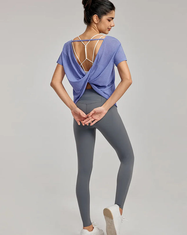 Women's Lightweight Loose-Fit Breathable Sheer Mesh Top