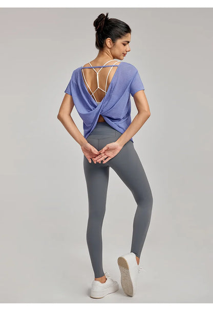 Women's Lightweight Loose-Fit Breathable Sheer Mesh Top