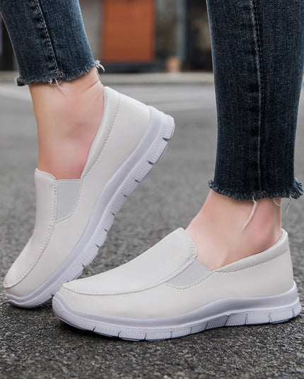 Women's Breathable Non-Slip Flat Shoes with Thick Sole