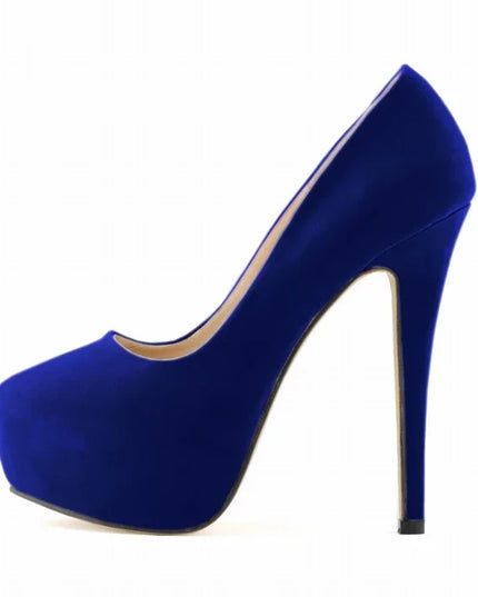 Women's 14cm Platform Heels - Super High Round Toe Stilettos