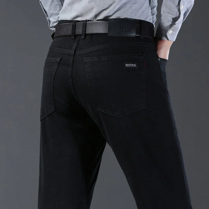 Men's Classic Stretch Denim Jeans - Durable, Comfortable, and Stylish Denim Trousers