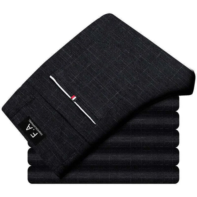 Men's Slim Fit Stretch Cotton Casual Pants