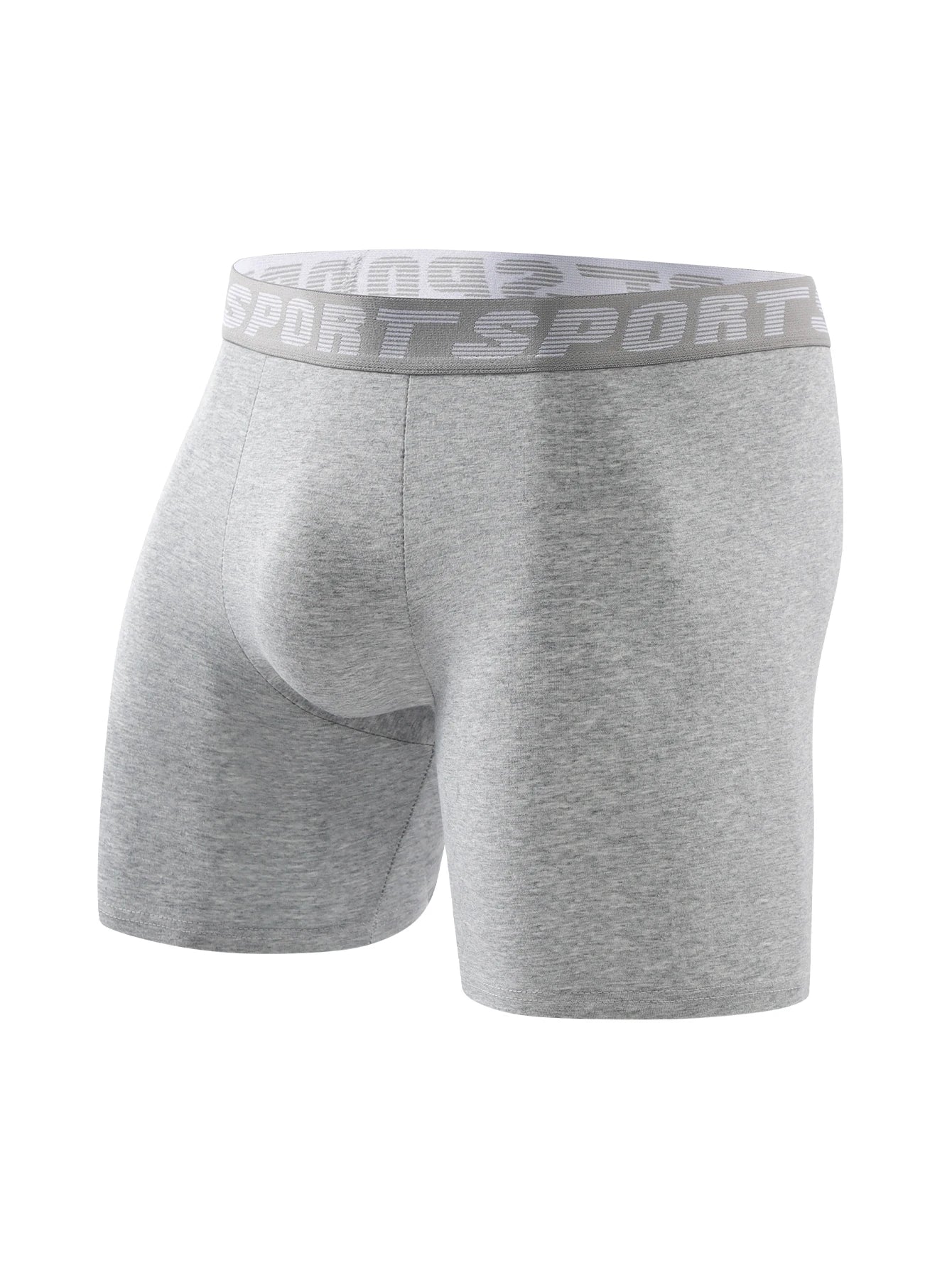 8-Pack Men's Boxer Briefs - Comfortable Long Men's Underwear