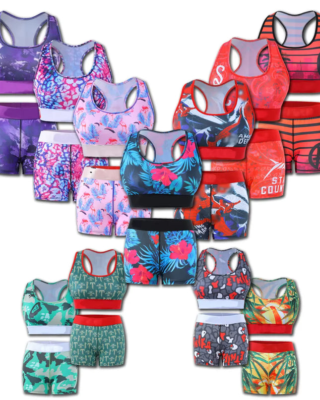 PSD Women's Graffiti Print Two-Piece Bikini Set