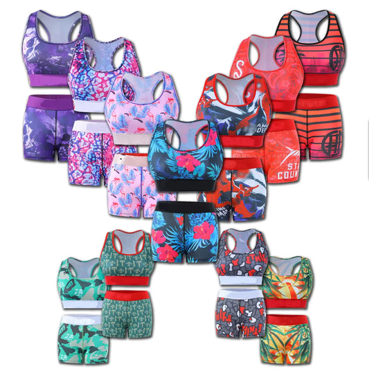 PSD Women's Graffiti Print Two-Piece Bikini Set