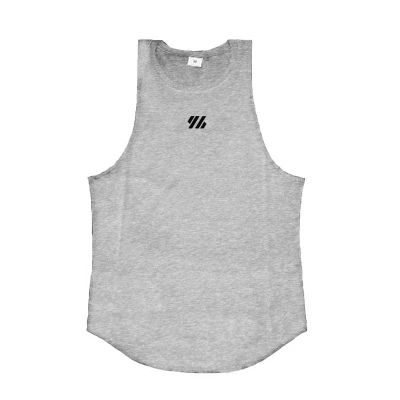 Men's Loose Fit Cotton Tank Top - Breathable and Comfortable Vest