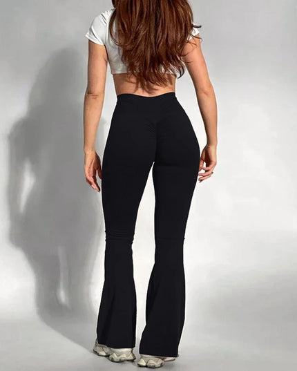 Women’s High Waist Slim Fit Flared Leggings