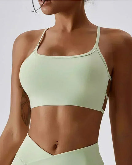 Women's Back Sports Bra for Yoga and Fitness  - Various Colors