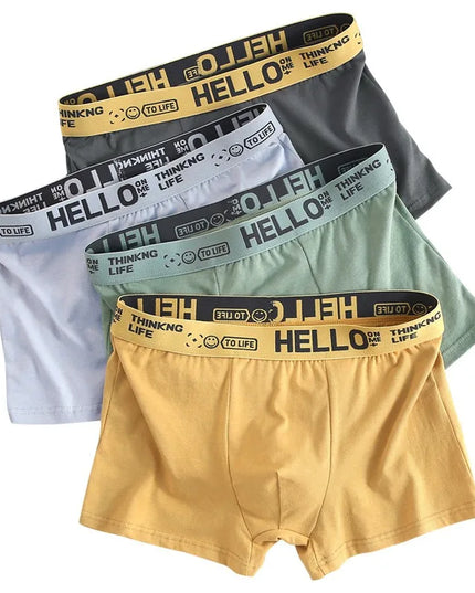 6-Pack Men's Cotton Boxer Shorts – Breathable and Comfortable Underwear