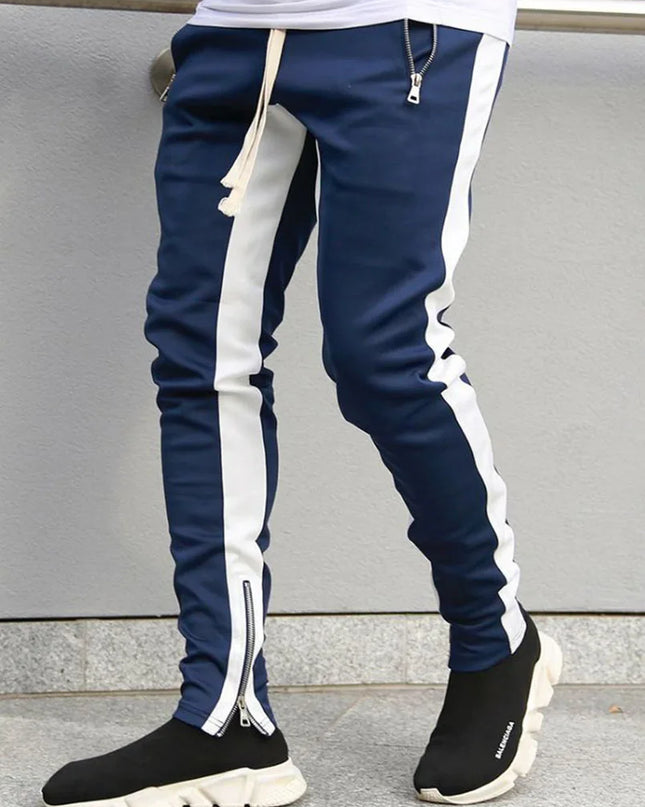 Men's Striped Joggers Sweatpants - Comfortable Athletic Pants for Men