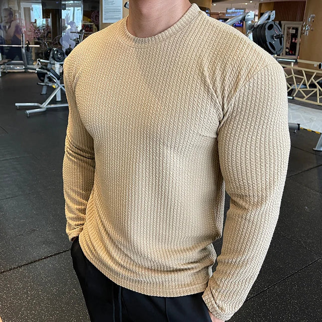 Men's Casual Oversized Long Sleeve Sweater