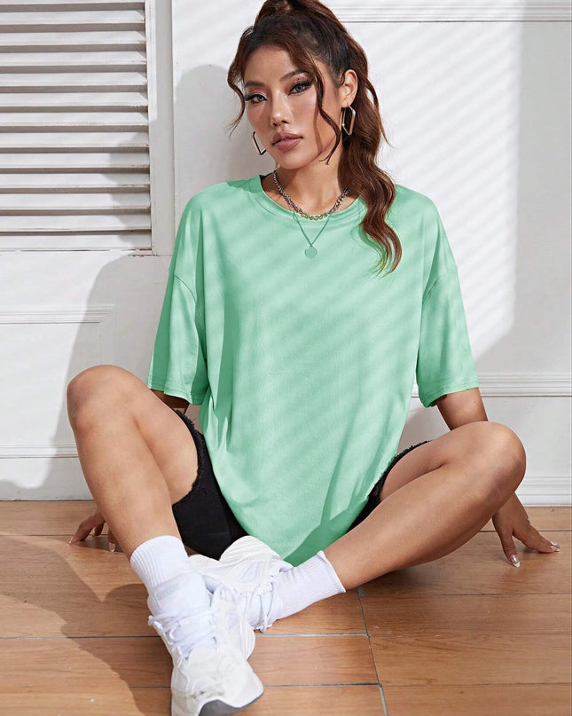 Cotton Women's T-Shirt - Loose Casual Fit