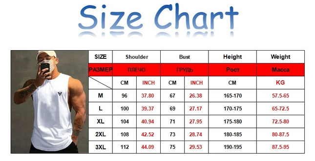 Men's Casual Fit Tank Top - Comfortable Fitness Sleeveless Shirt for Men