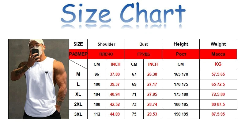 Men's Casual Fit Tank Top - Comfortable Fitness Sleeveless Shirt for Men