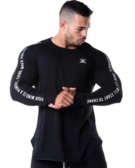 Men's Slim Fit Long Sleeve Casual Quick-Dry Sweater