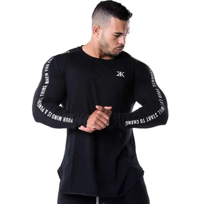 Men's Slim Fit Long Sleeve Casual Quick-Dry Sweater