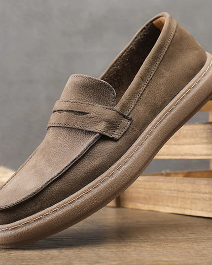 Men's Casual Cow Suede Leather Loafers