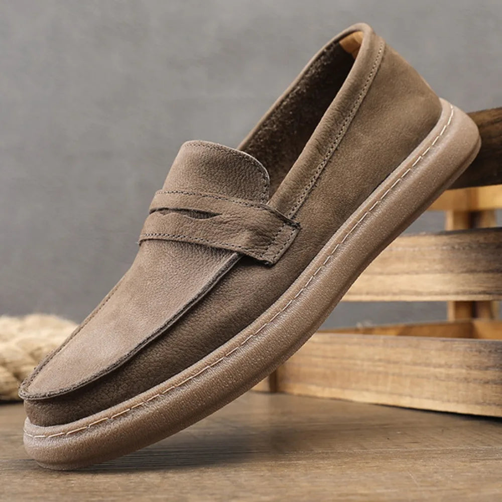 Men's Casual Cow Suede Leather Loafers