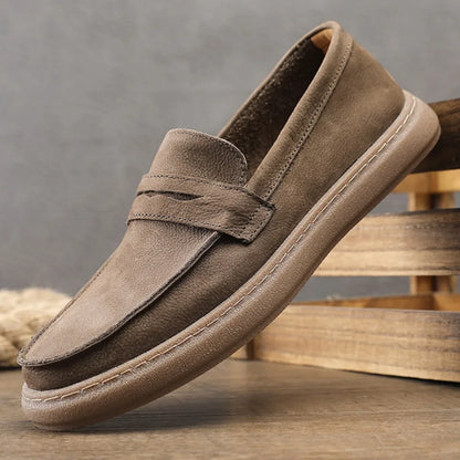 Men's Casual Cow Suede Leather Loafers