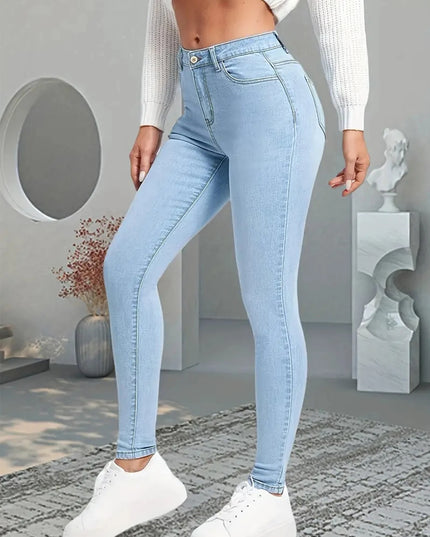 Women’s Stretch Skinny Jeans - Slim Fit Pencil & Straight Leg