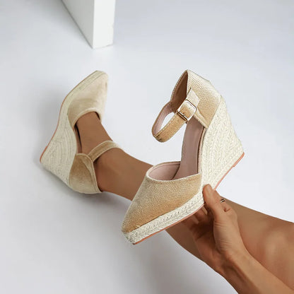 Women's Wedge Sandals - Comfortable Casual Footwear-Various Colors