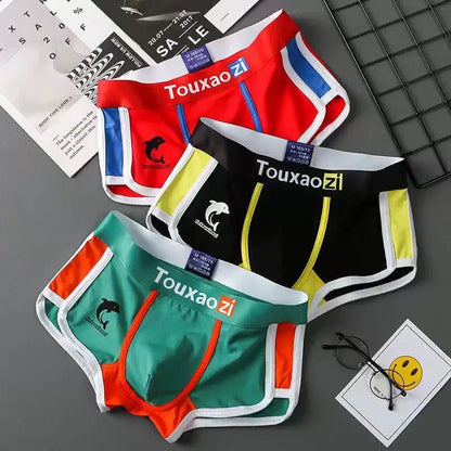3-Pack Men's Cotton Comfortable and Breathable Boxer Shorts