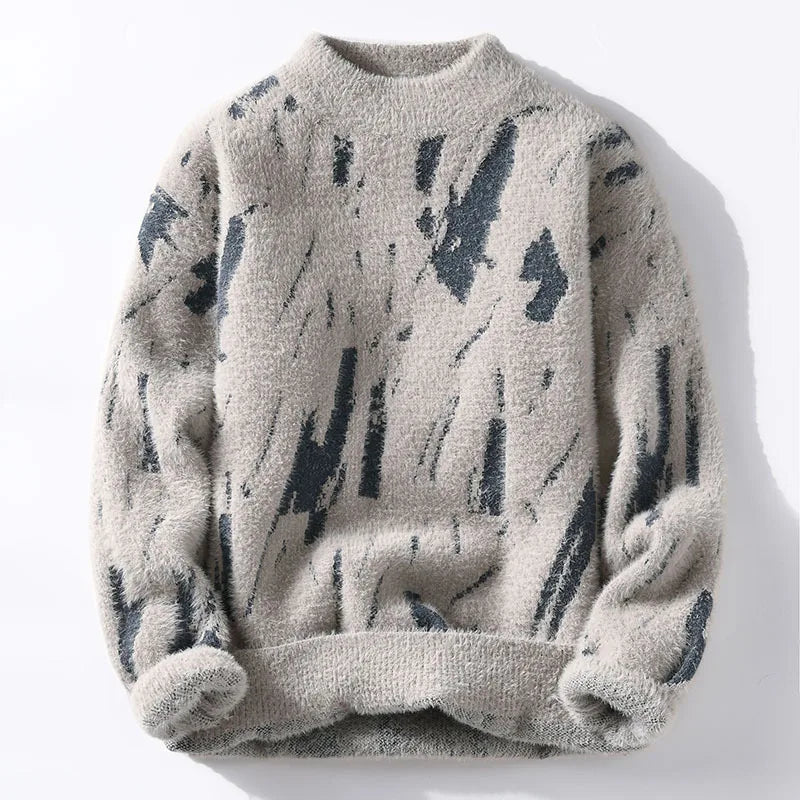 Men's Knitted Sweater - Warm, Stylish Knit Sweater for Men