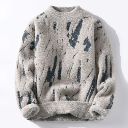 Men's Knitted Sweater - Warm, Stylish Knit Sweater for Men