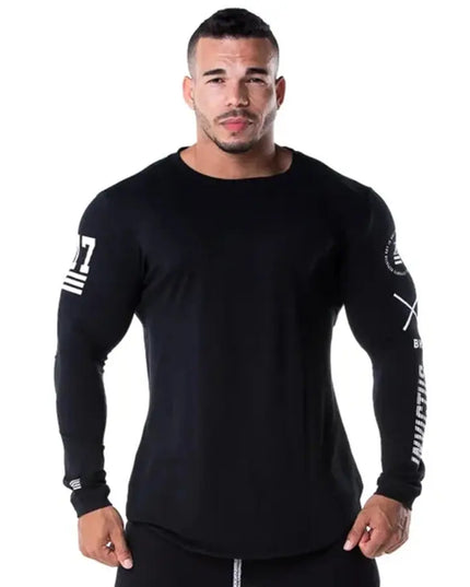 Men's Slim Fit Long Sleeve Casual Quick-Dry Sweater