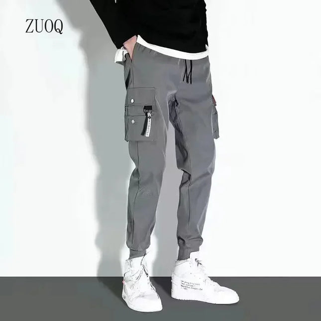 High-Waist Women's Joggers with Side Pockets - Comfortable Loose Fit