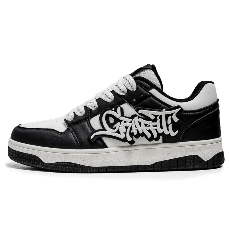 Men's Streetwear Hip Hop Style Sneakers – Trendy Urban Designer Shoes for Men