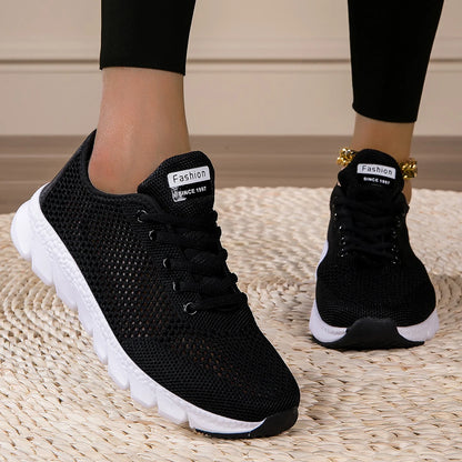 Women's Lightweight Running Sneakers with Side Mesh