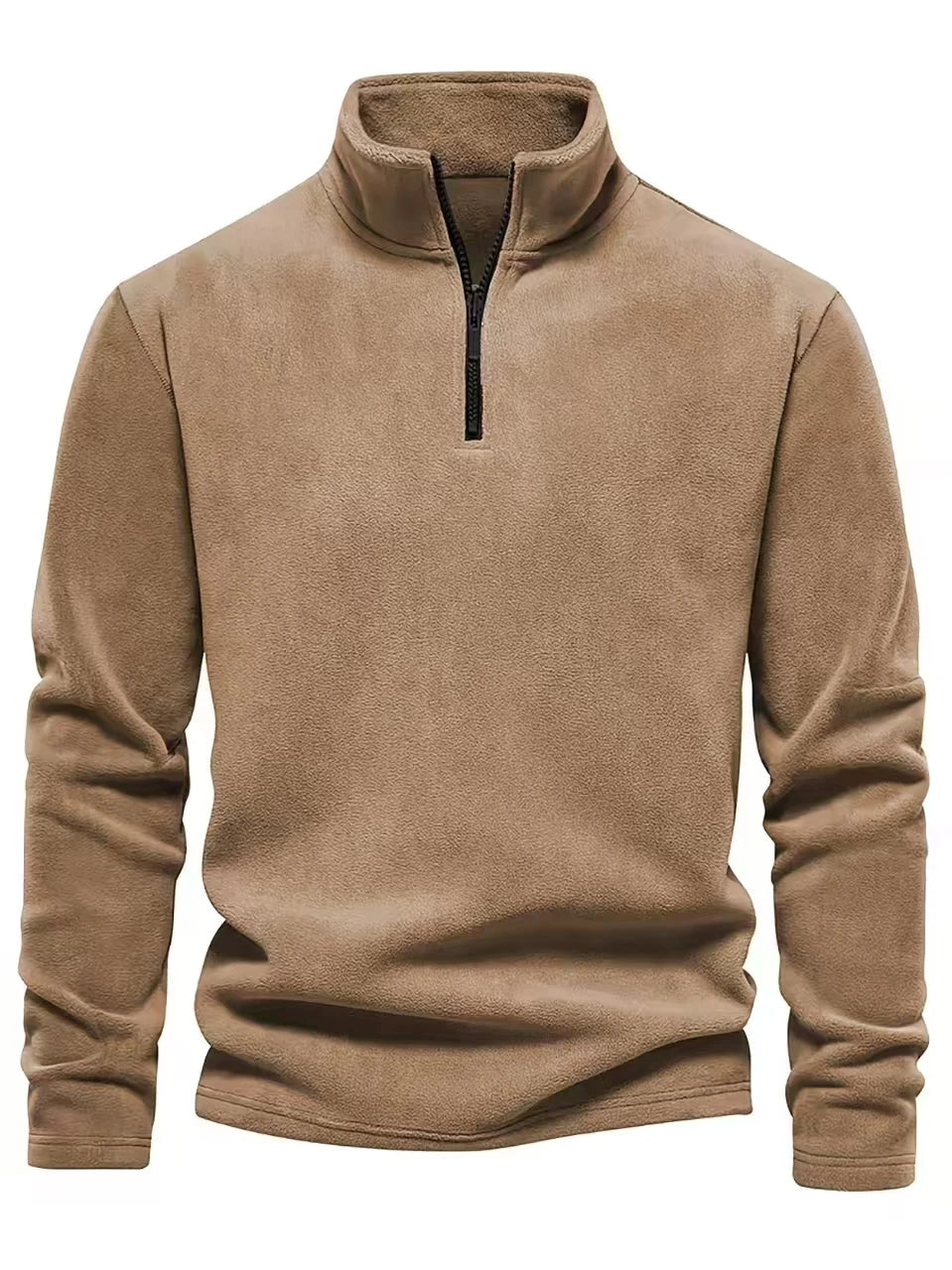 Men's Thickened Warm Fleece Zipper Sweater