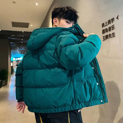 Men's Harajuku Hooded Parka Jacket - Various Colors