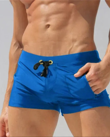 ALSOTO Men's Swim Drawstring Shorts