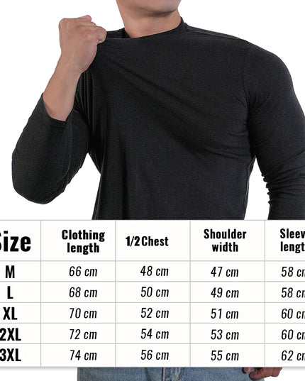 Men's Casual Long Cotton O-Neck Sweater