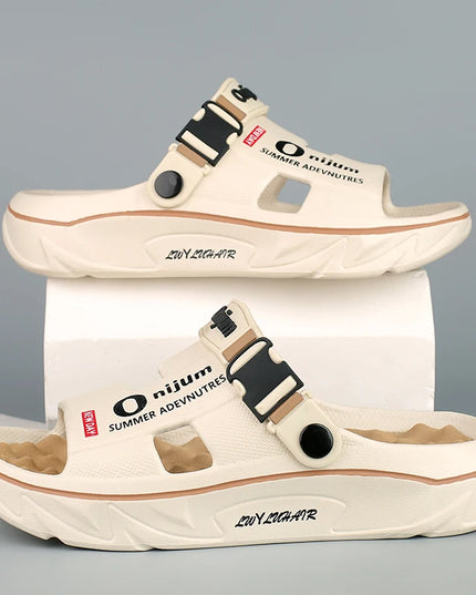 Men's Massage Slippers - Comfortable Soft Sandal Slides