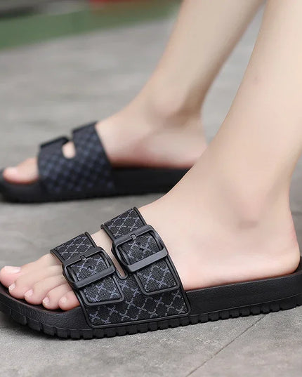 Men's Comfort Slippers & Non-Slip Slide Sandals – Casual Indoor & Outdoor Footwear