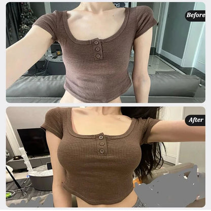 Women's Seamless Deep V Neck Bralette - Comfortable & Stylish Wireless Bra