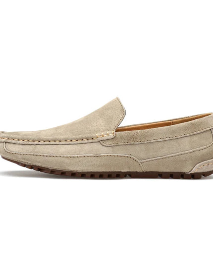 Men's Genuine Suede Slip-On Shoes