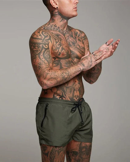 Men's Breathable Quick-Dry Thin Zip Pocket Shorts
