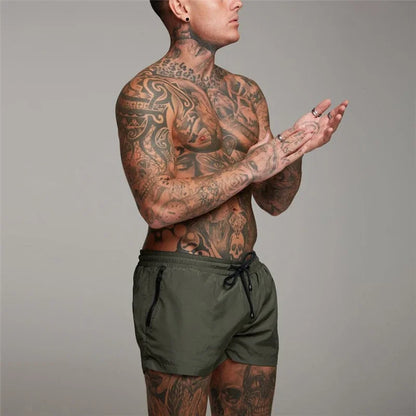 Men's Breathable Quick-Dry Thin Zip Pocket Shorts