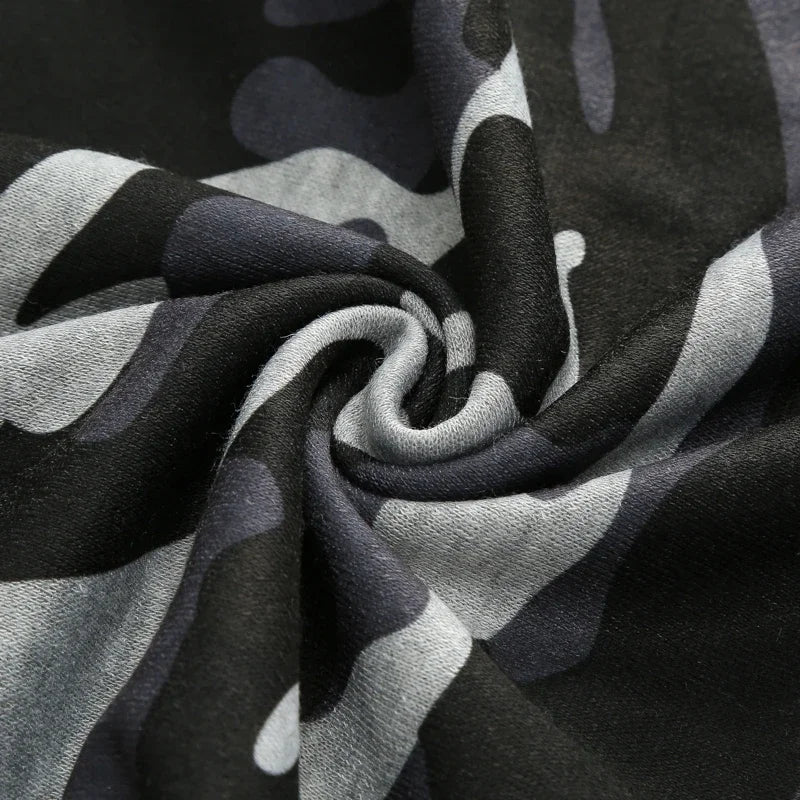 Men's Two-Piece Hooded Sweatshirt & Drawstring Pants Set