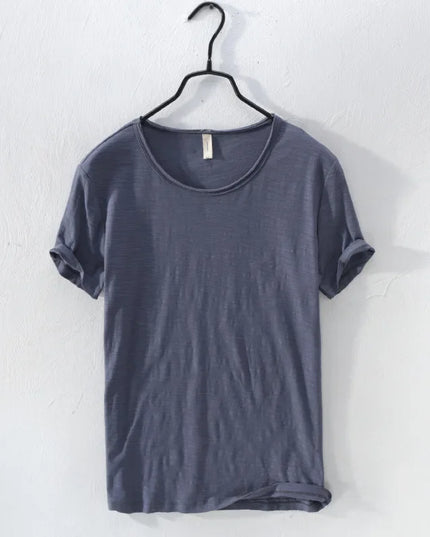 Men's Lightweight Cotton Slim-Fit T-Shirt - Breathable and Comfortable Tee