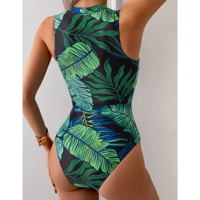 Women's One-Piece Swimsuits with Push-Up Design