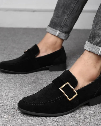 Men's Casual Faux Suede Slip On Shoes