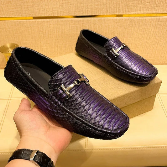 Men's Anti-Slip Breathable Ribbed Shoes – Stylish & Durable Slip-Resistant Footwear